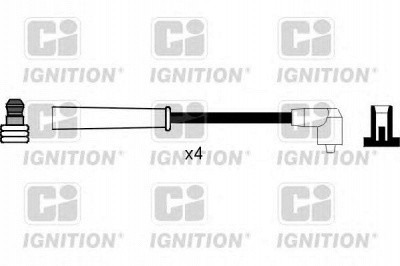 QUINTON HAZELL xc824 -  Комплект проводов зажигания